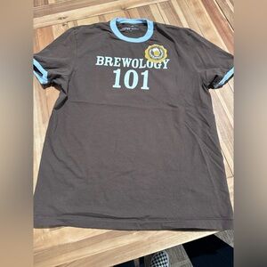 American eagle men’s Y2K brown tshirt medium